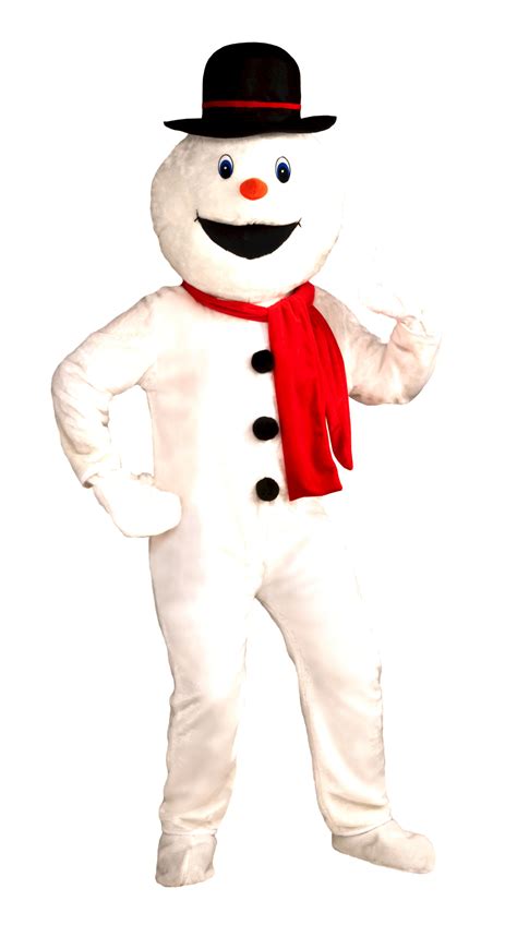 Snowmqn mascot costume